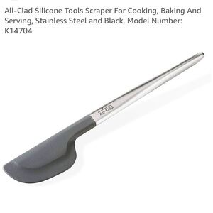 All-Clad Black Silicone Scraper